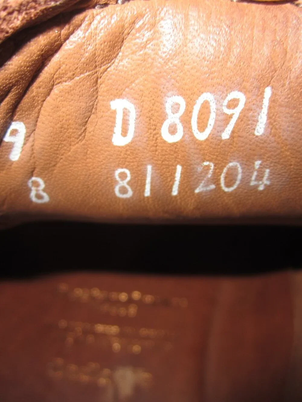 ALLEN EDMONDS THE BADLANDS Brown Leather Derby Shoes 8091 Men’s 9 D